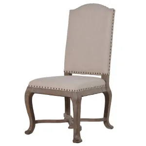 DWELL Cream Studded Dining Chair