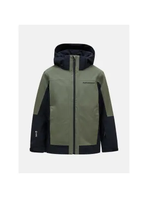Dziecięca Kurtka narciarska Peak Performance Jr Rider Tech Insulated J zielona