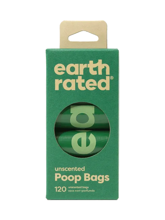 Earth Rated Unscented Refill Rolls 120 Poop Bags