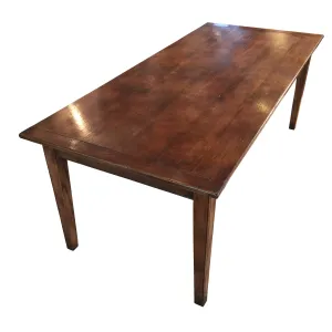 English Farm Table with Expandable Ends