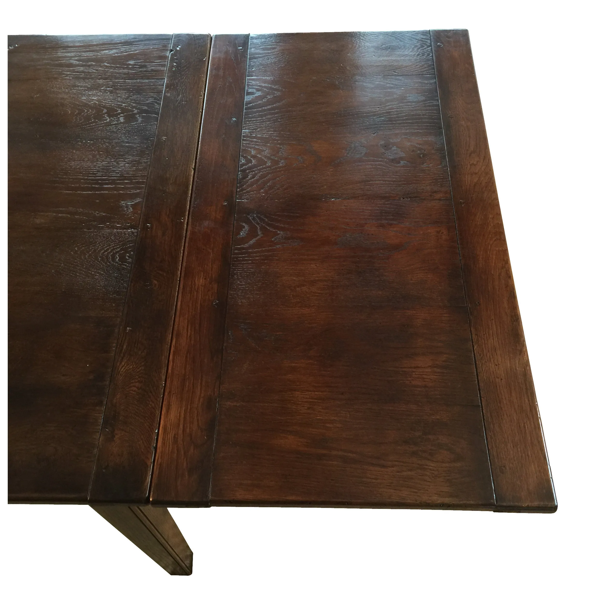 English Farm Table with Expandable Ends