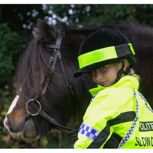 Equisafety Reflective Hi Viz Riding Hat Band - Yellow