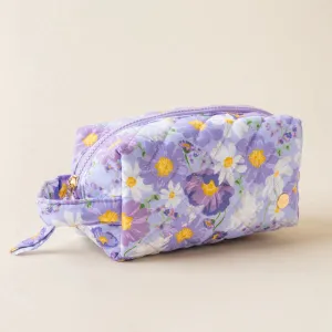 ESSENTIALS QUILTED COSMETIC POUCH