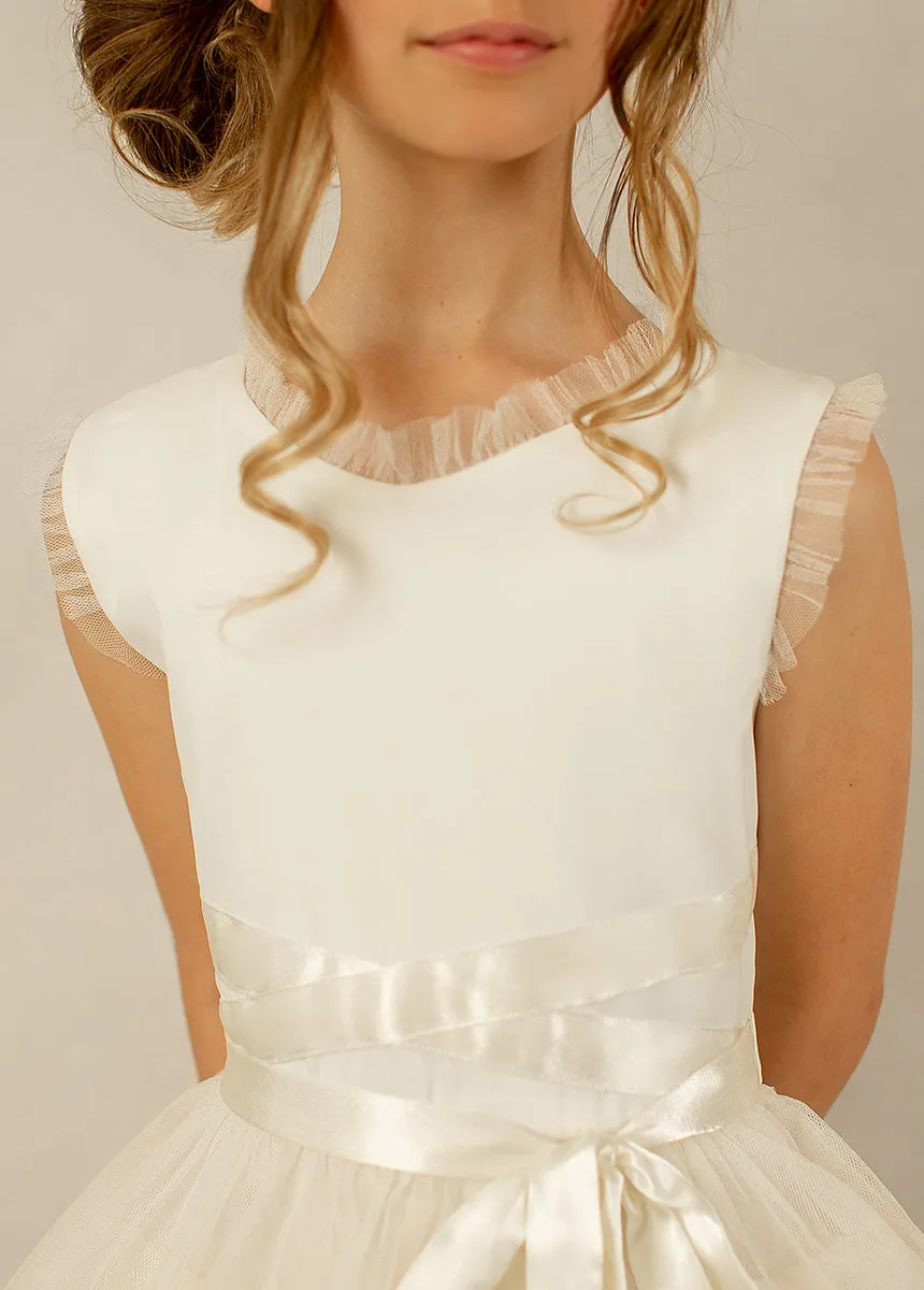 Evian Flower Girl Dress in Lily