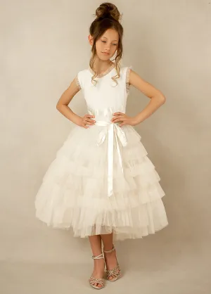 Evian Flower Girl Dress in Lily