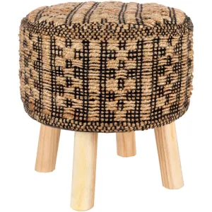 Expandable Mahogany Ottoman