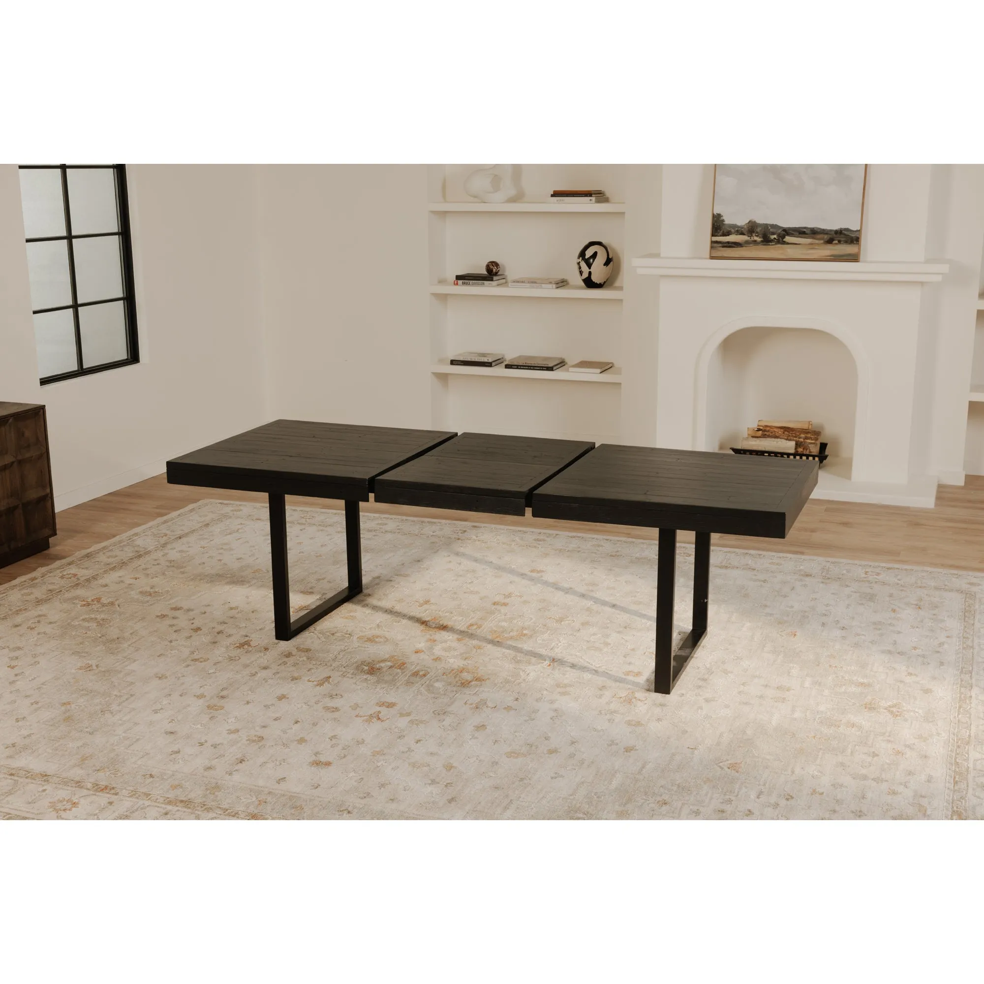 Expandable Rustic-Modern Dining Table