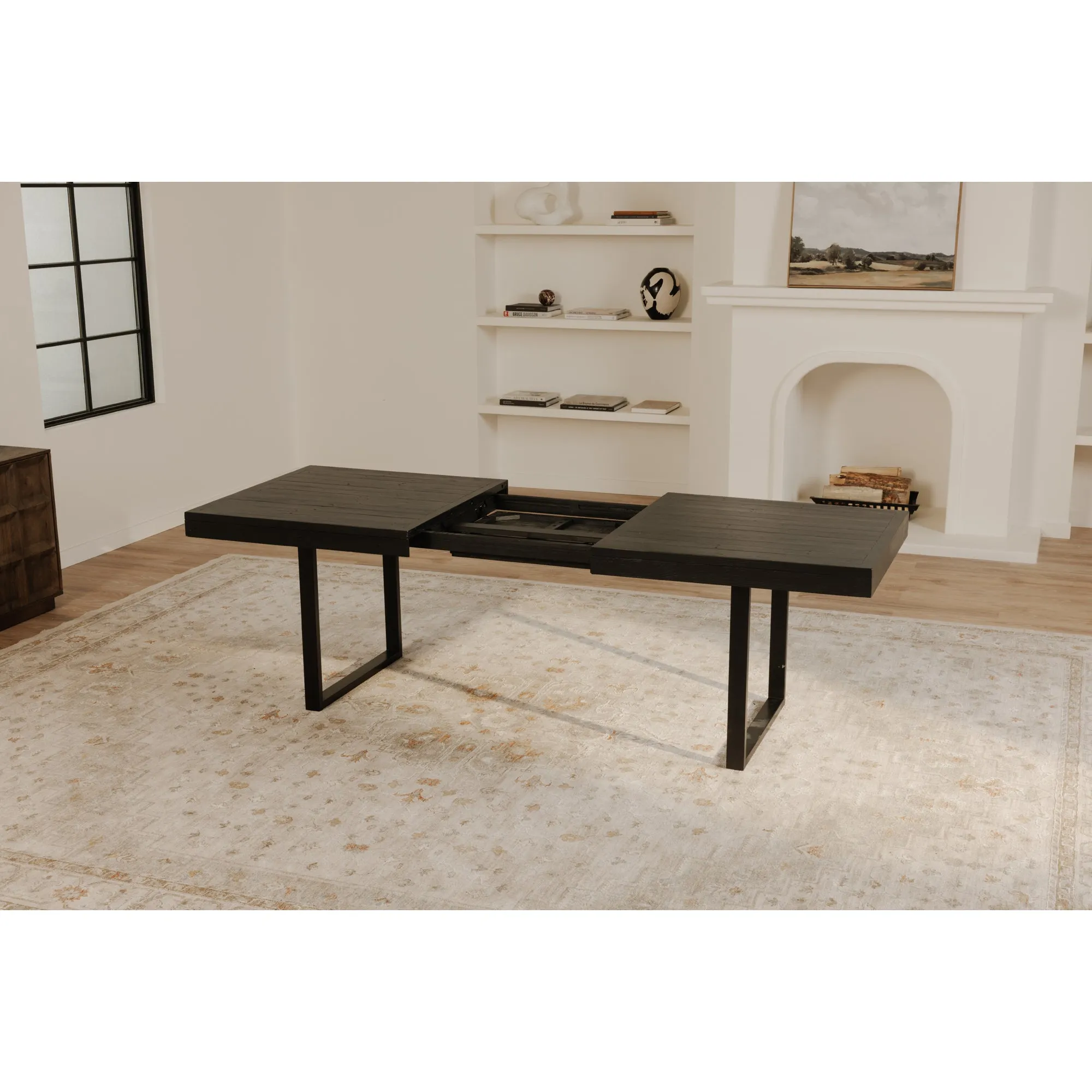 Expandable Rustic-Modern Dining Table