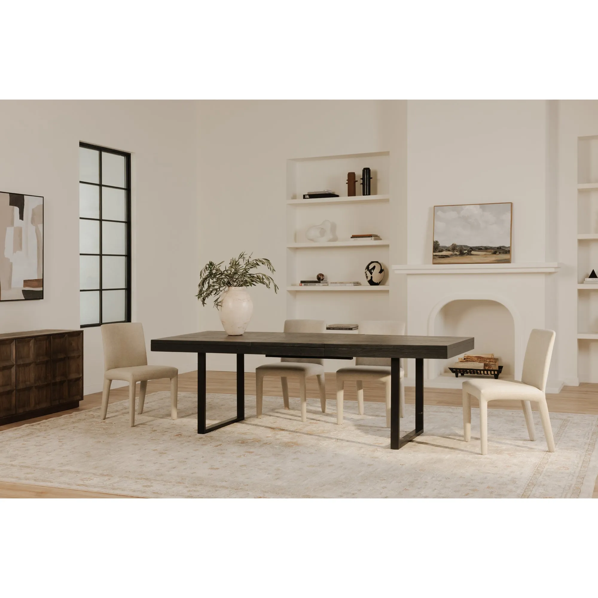 Expandable Rustic-Modern Dining Table