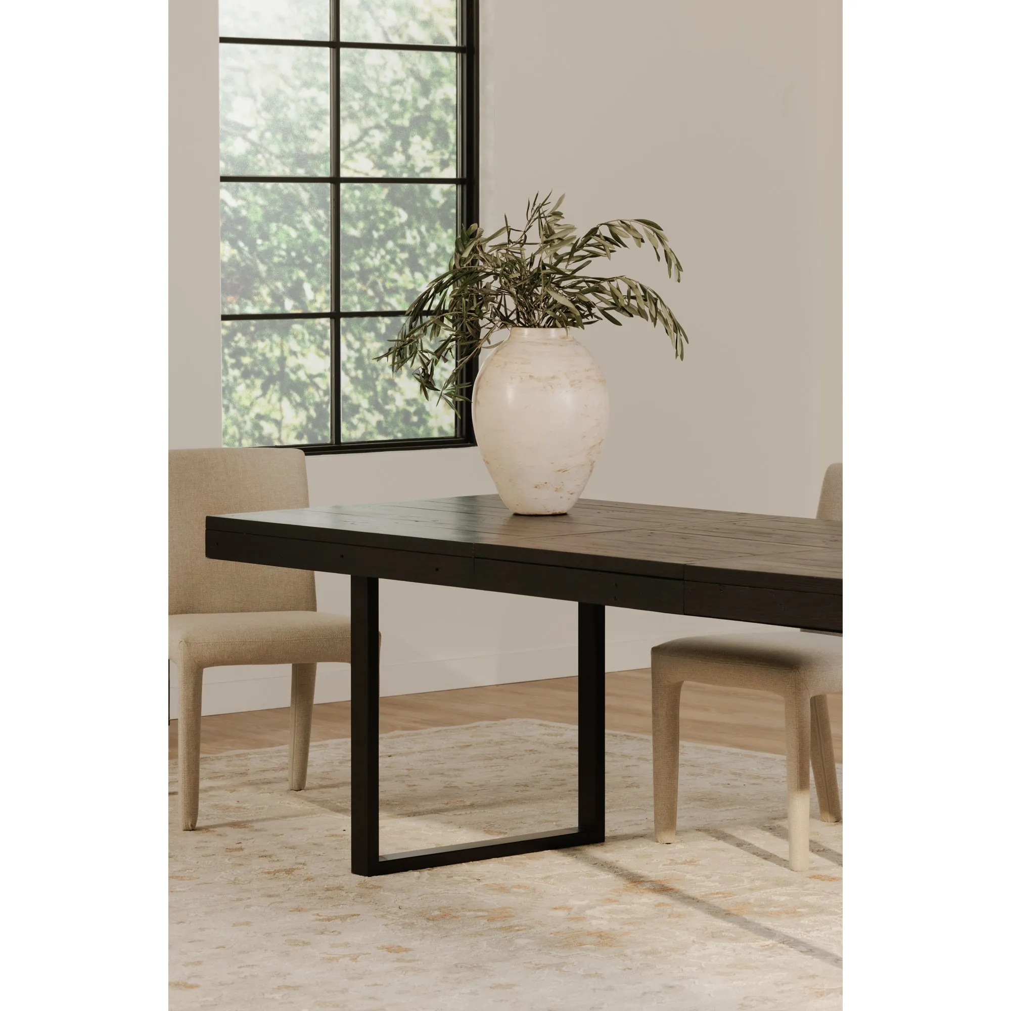 Expandable Rustic-Modern Dining Table