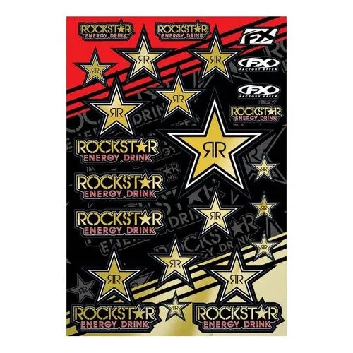Factory Effex Rockstar Energy Sticker Sheets