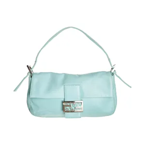 Fendi Baby Blue Leather Baguette