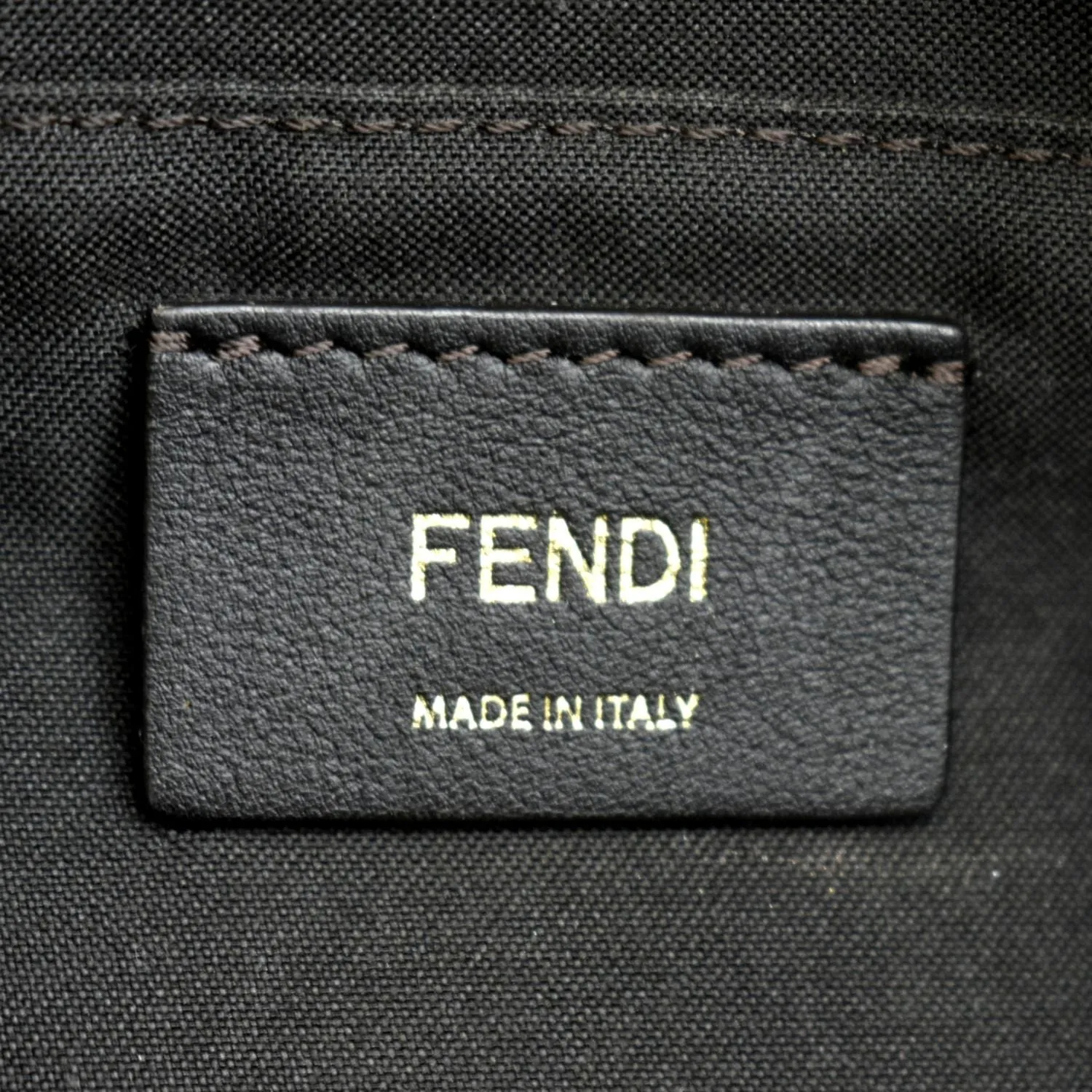 FENDI FF Fabric Crossbody Camera Bag Tan