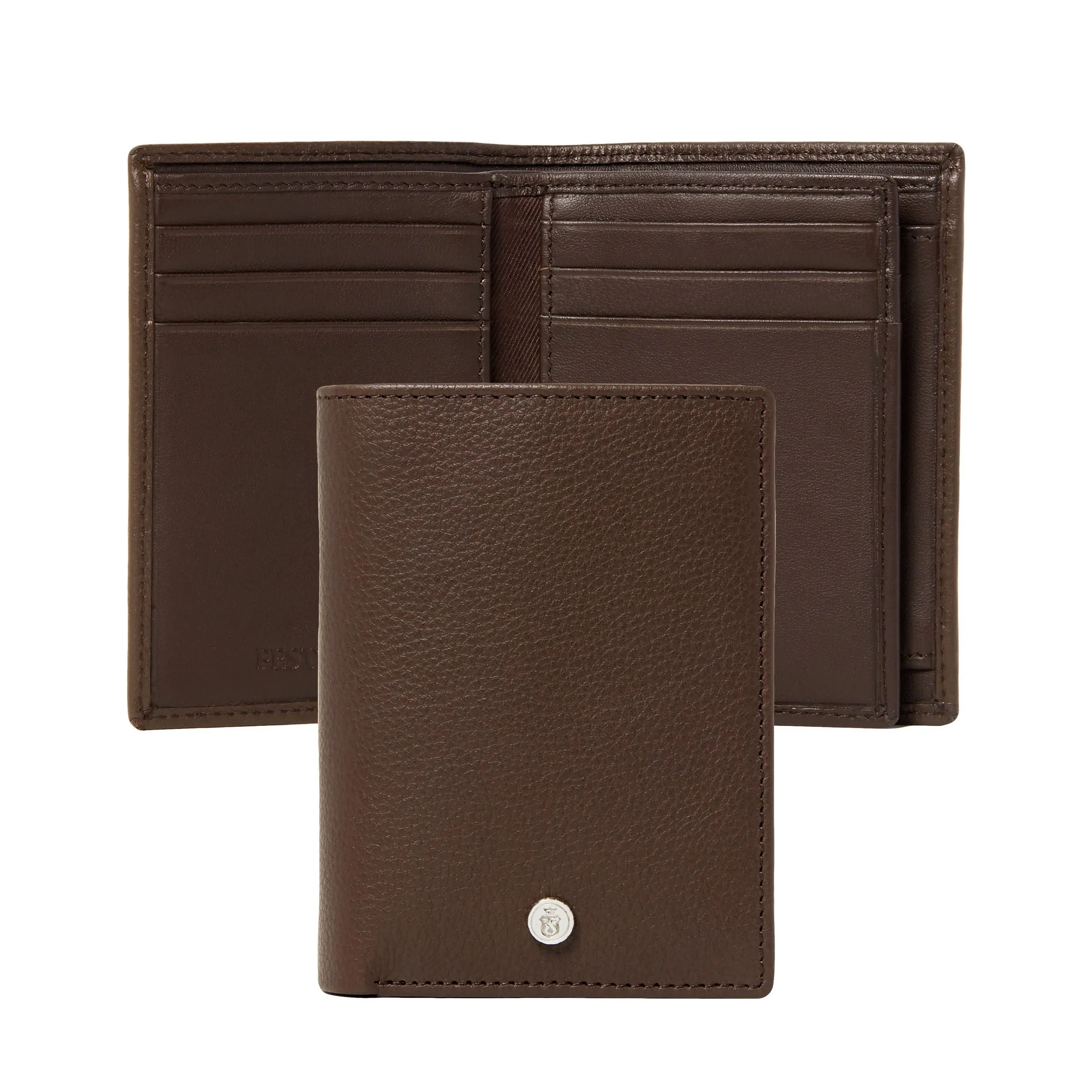 Festina FLF326Y-Card holder with flap Button Brown