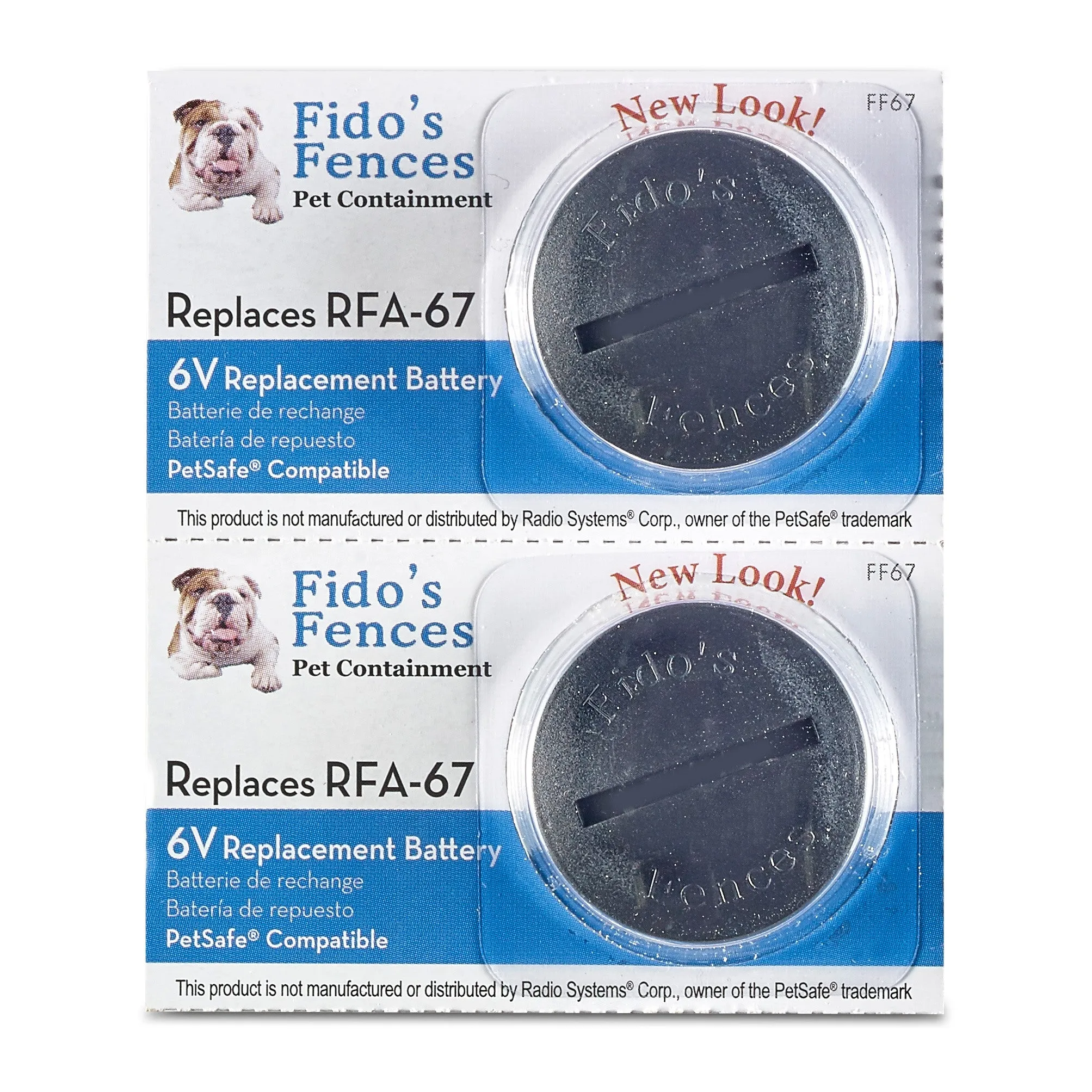 FF-67 Petsafe Compatible Battery 2 Pack