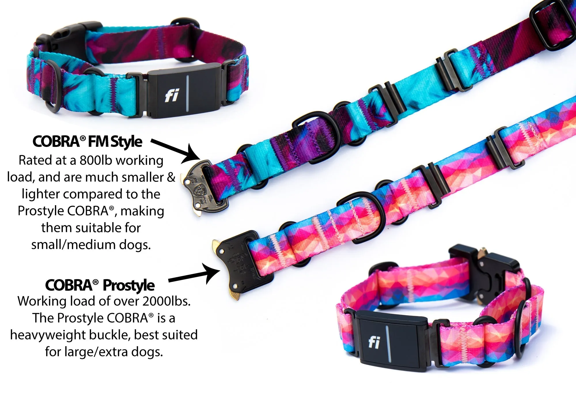 Fi Series 3 Compatible Martingale Collar With Buckle