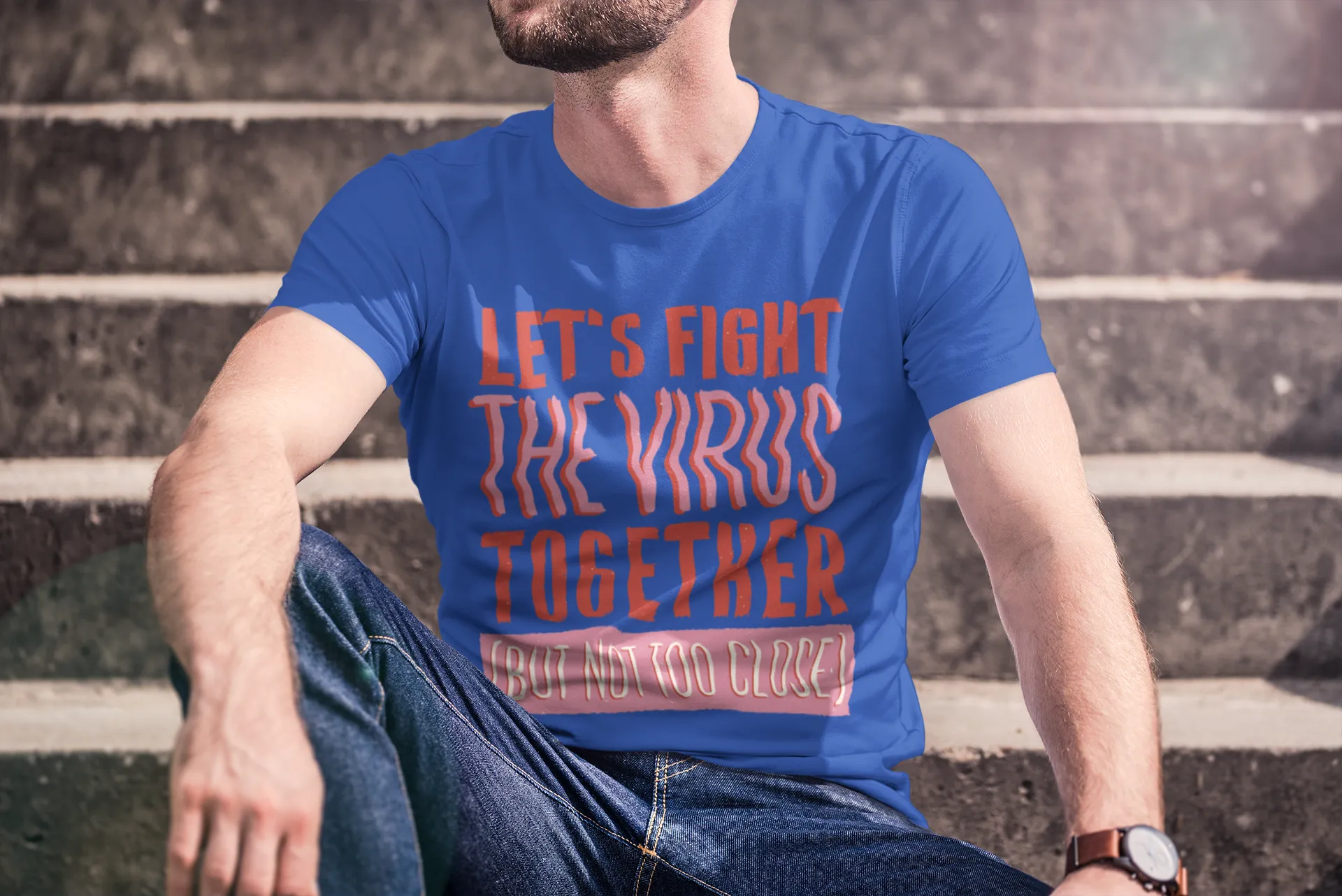 Fight the Virus Together - Unisex T-Shirt