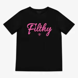 Filthy Youth Tee - Black/Pink