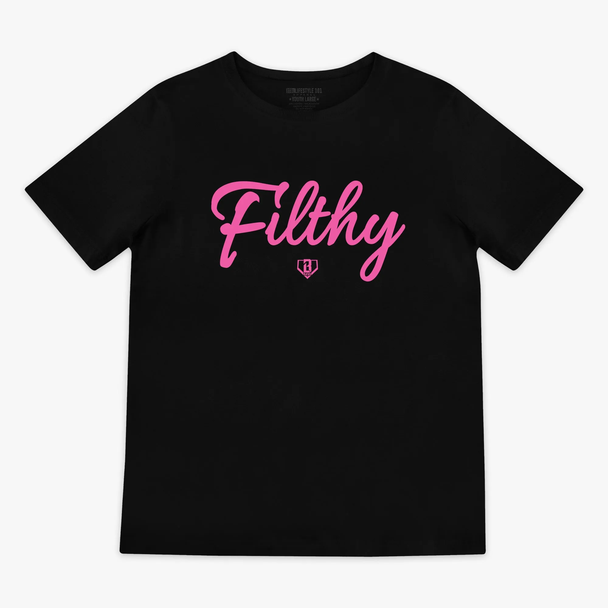 Filthy Youth Tee - Black/Pink
