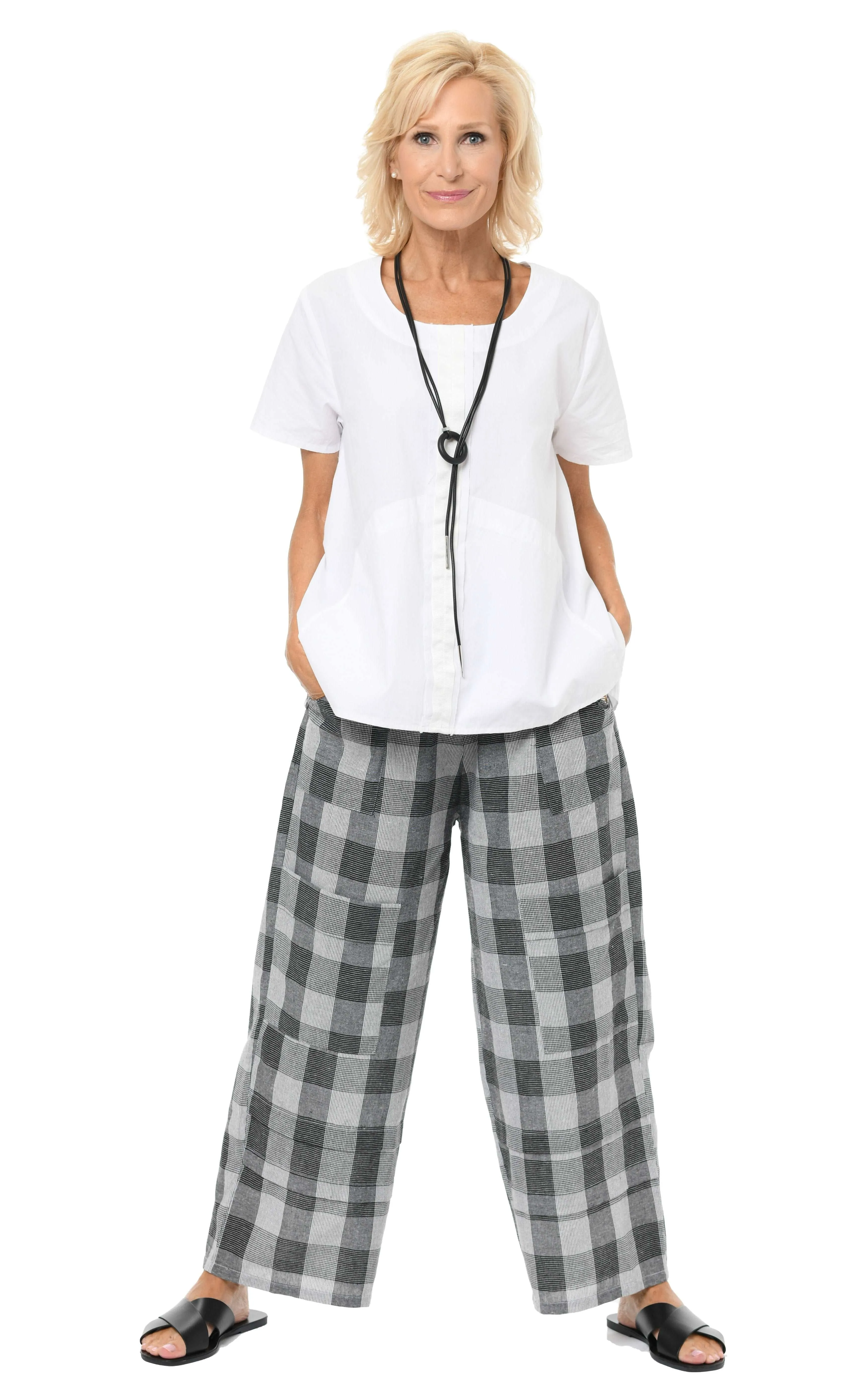 FINAL SALE CV143 Metro Pant in Lexington Plaid*