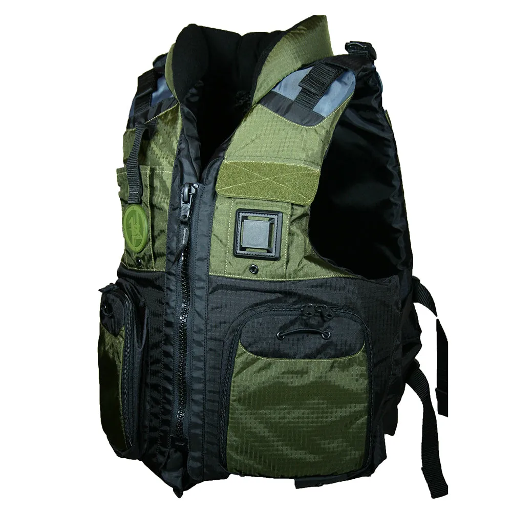 FIRST WATCH AV-800 FOUR POCKET FLOTATION VEST - OD GREEN - XXL TO3XL