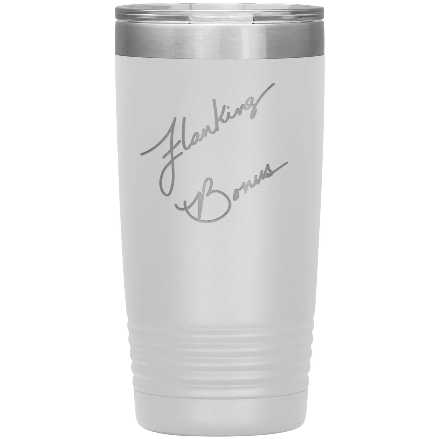 Flanking Bonus Logo 20oz Vacuum Tumbler