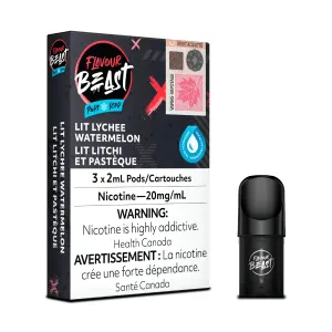 Flavour Beast Pods -  Lit Lychee Watermelon Iced