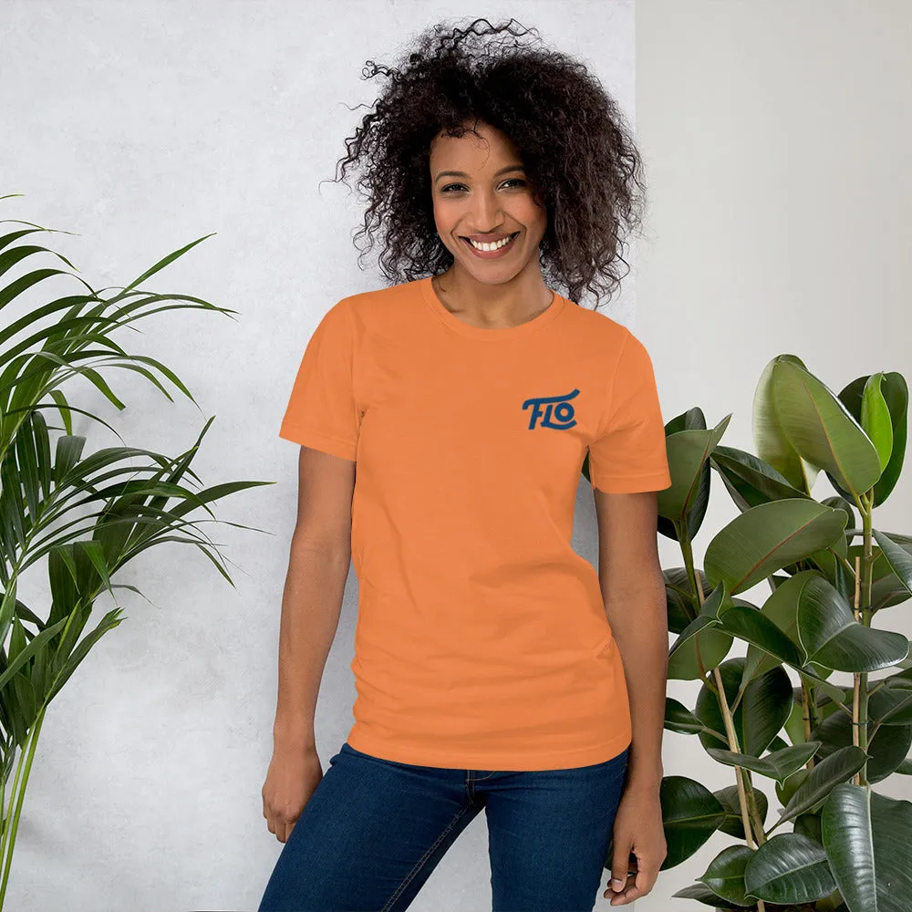 FLO Embroidered T-shirt (Royal Blue)