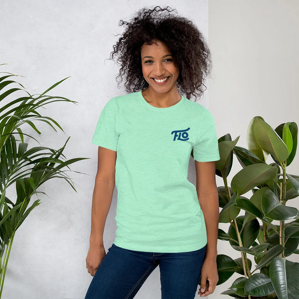 FLO Embroidered T-shirt (Royal Blue)