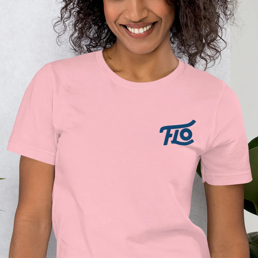 FLO Embroidered T-shirt (Royal Blue)