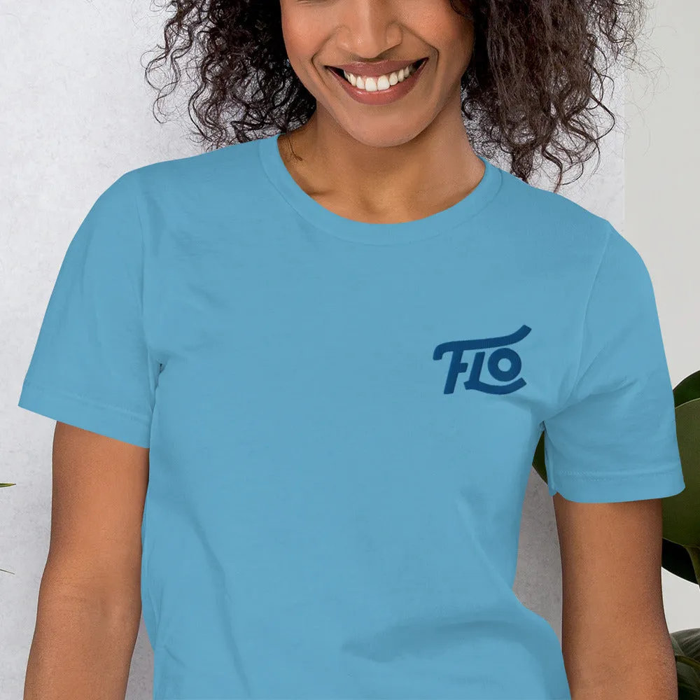 FLO Embroidered T-shirt (Royal Blue)