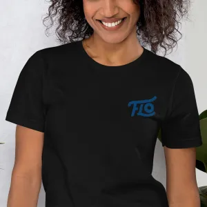 FLO Embroidered T-shirt (Royal Blue)
