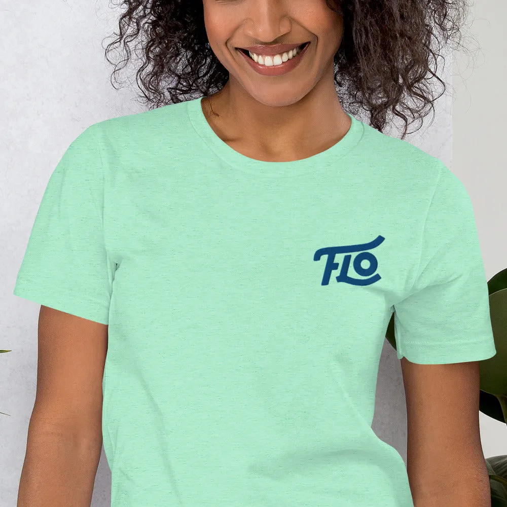 FLO Embroidered T-shirt (Royal Blue)