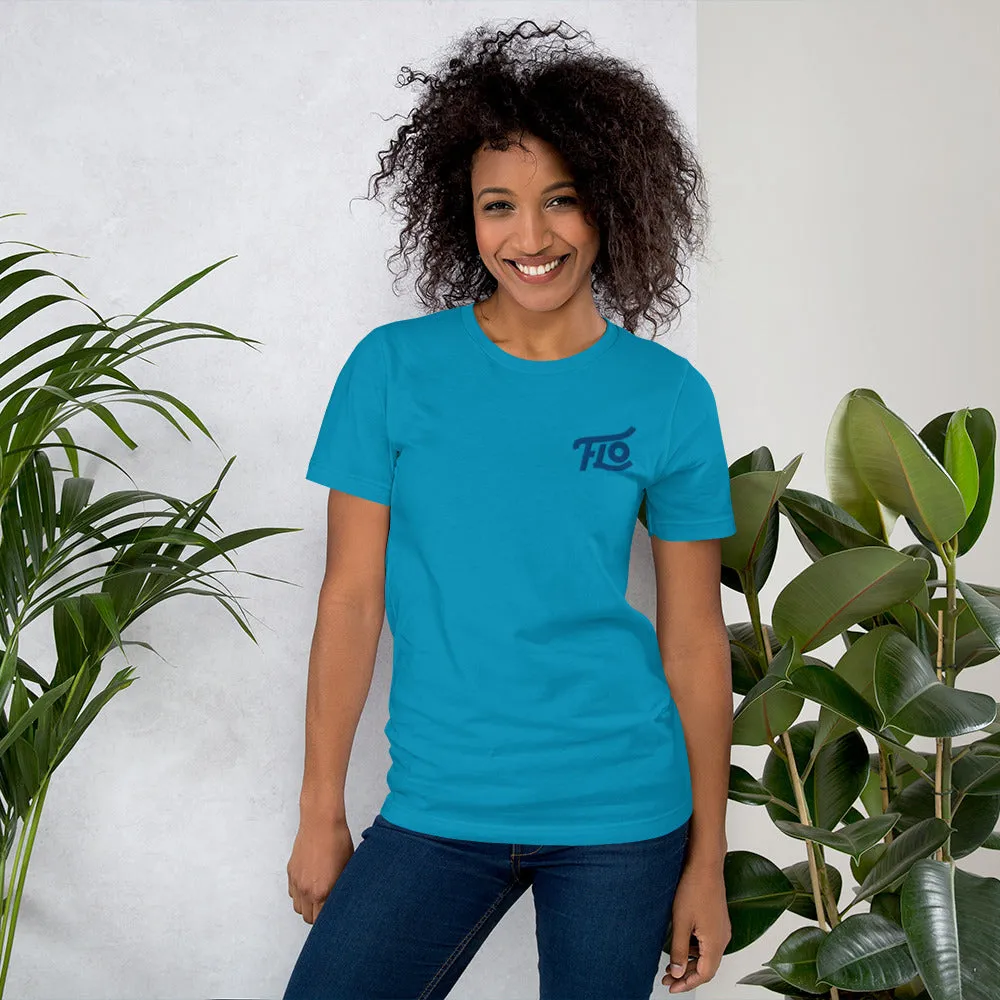 FLO Embroidered T-shirt (Royal Blue)