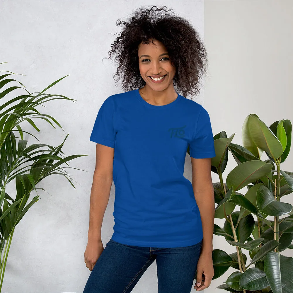 FLO Embroidered T-shirt (Royal Blue)