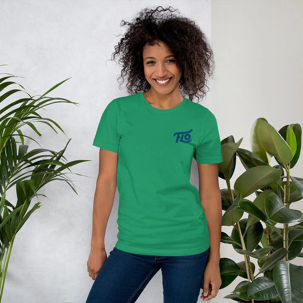 FLO Embroidered T-shirt (Royal Blue)