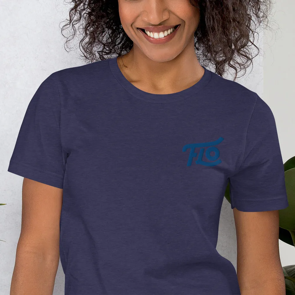 FLO Embroidered T-shirt (Royal Blue)