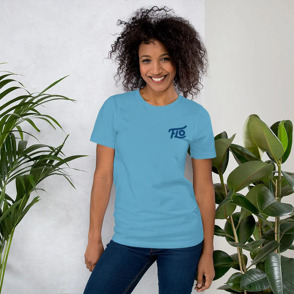 FLO Embroidered T-shirt (Royal Blue)