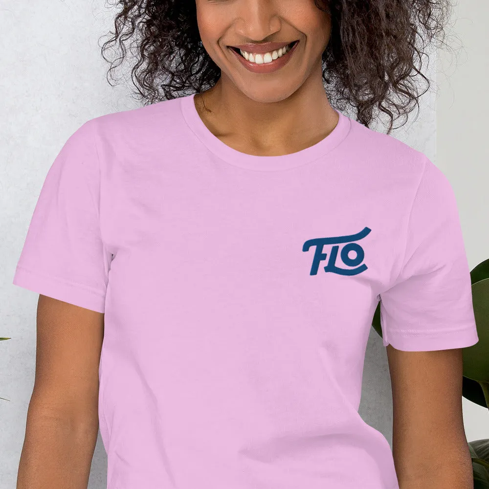 FLO Embroidered T-shirt (Royal Blue)