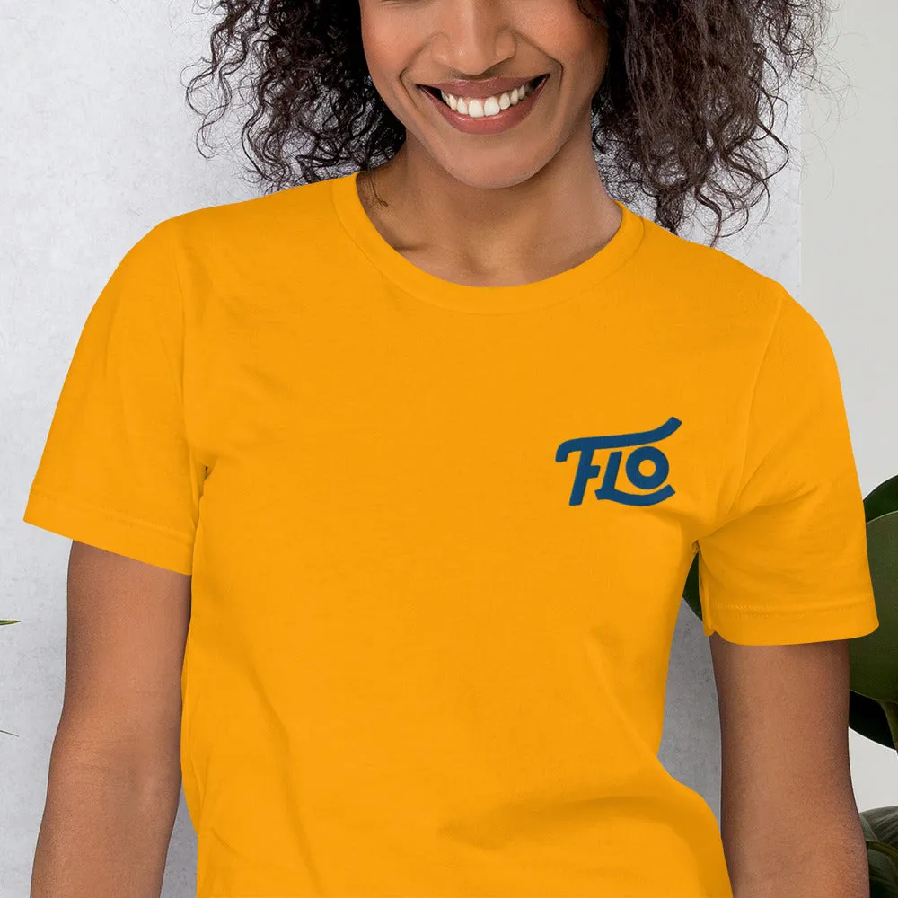 FLO Embroidered T-shirt (Royal Blue)