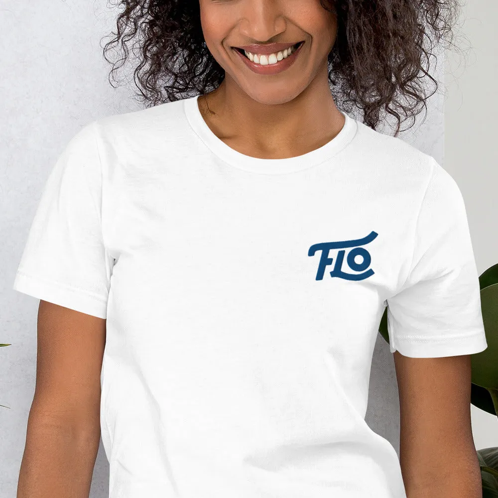 FLO Embroidered T-shirt (Royal Blue)