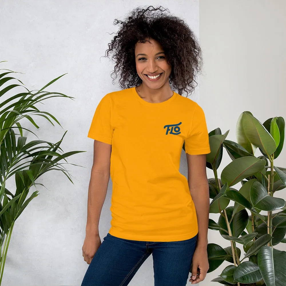 FLO Embroidered T-shirt (Royal Blue)