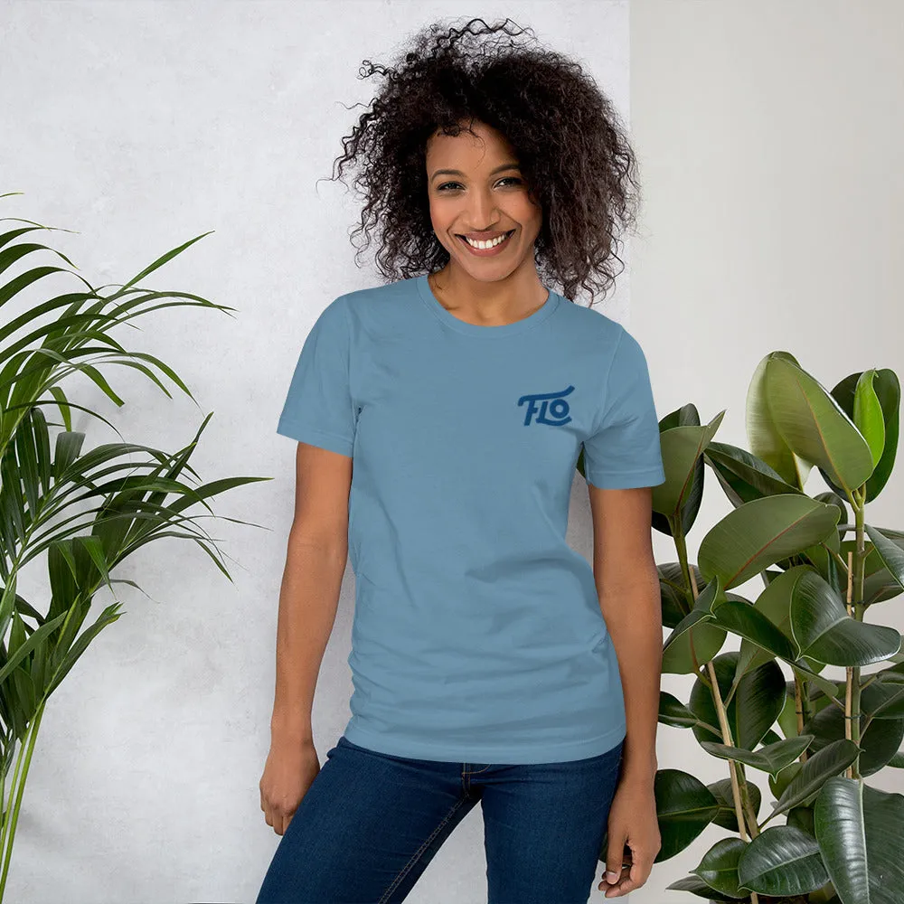 FLO Embroidered T-shirt (Royal Blue)