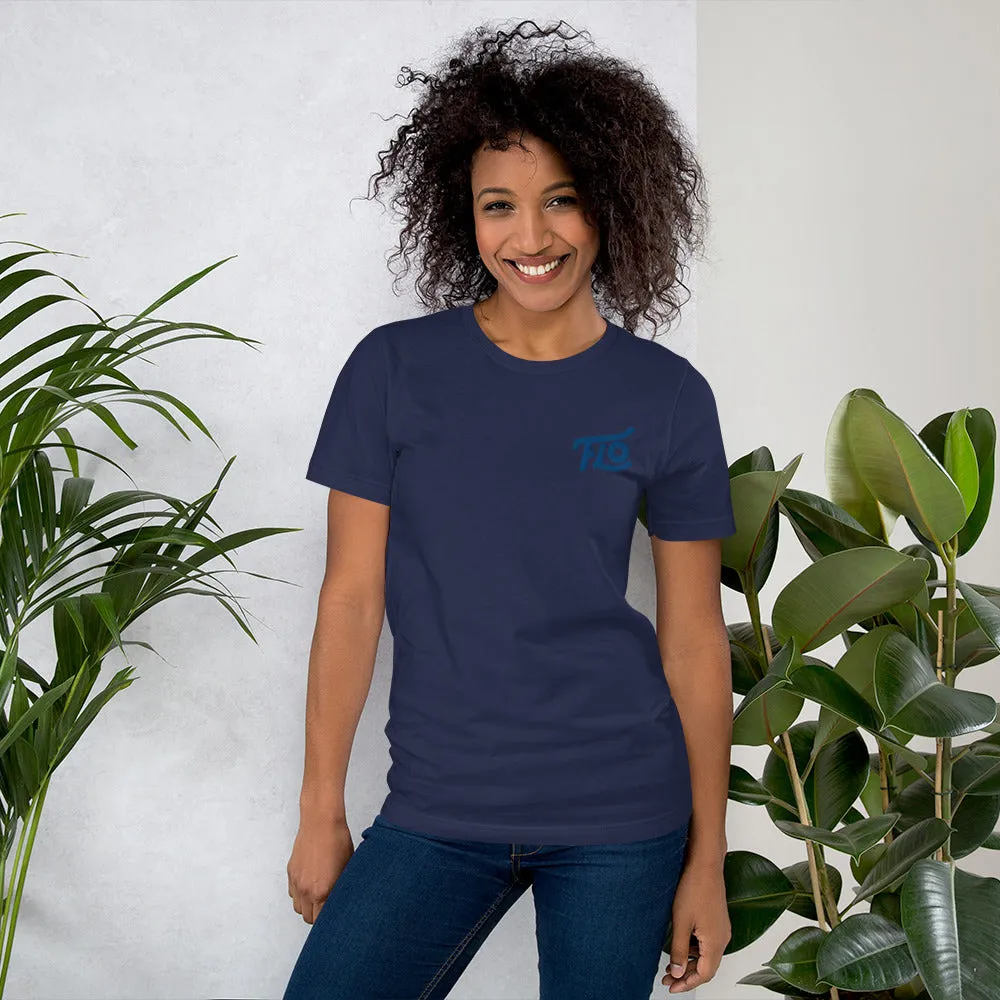 FLO Embroidered T-shirt (Royal Blue)