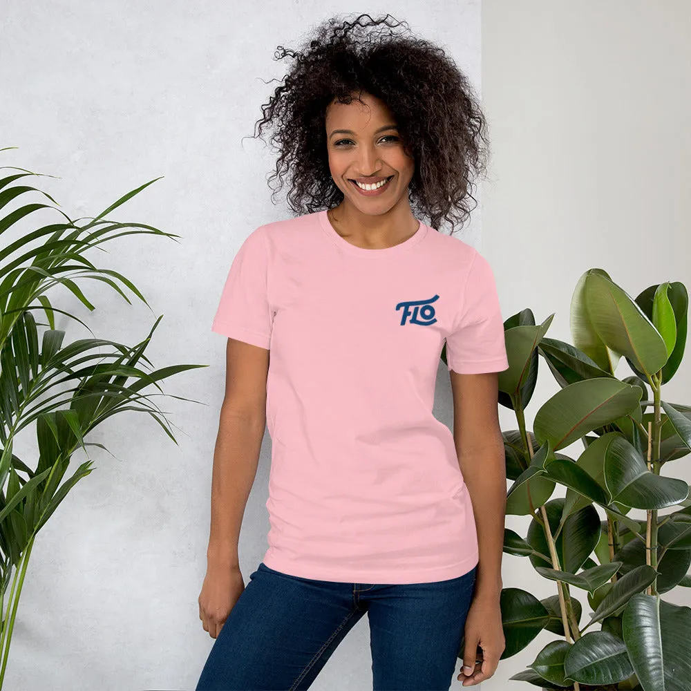 FLO Embroidered T-shirt (Royal Blue)