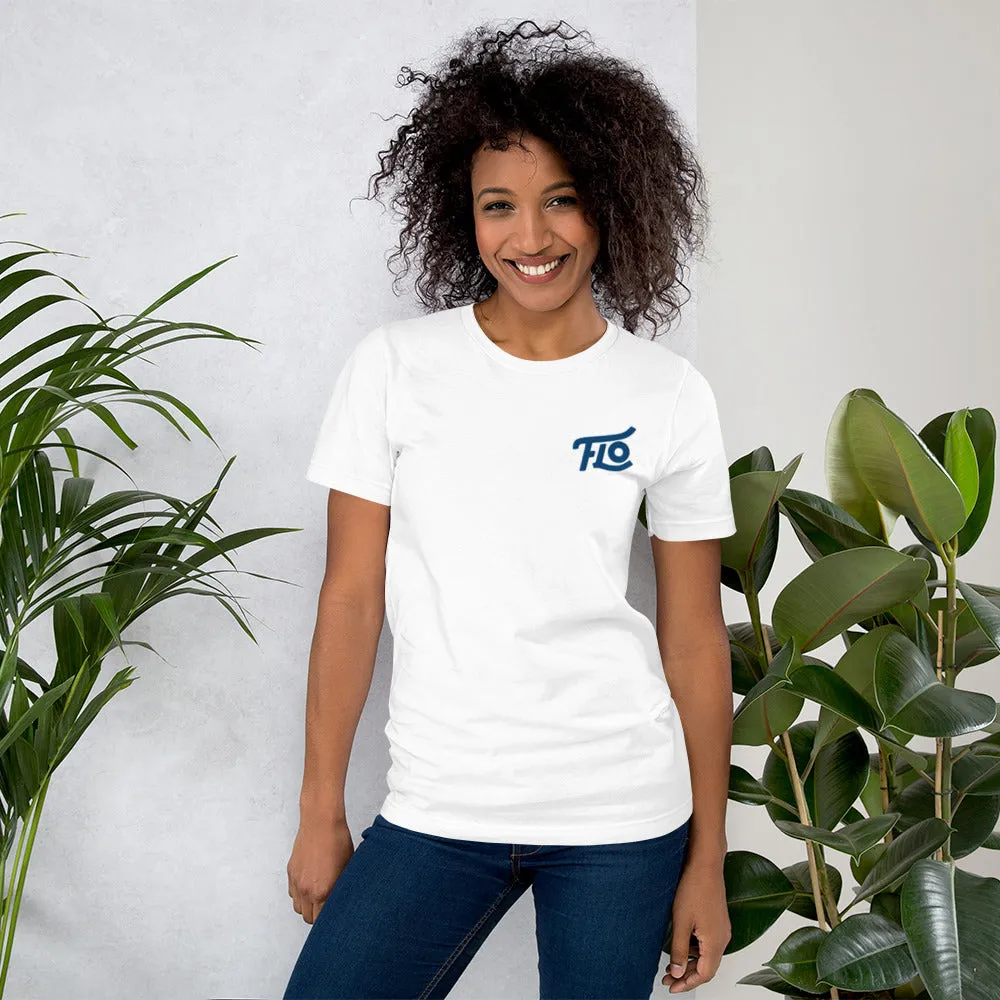 FLO Embroidered T-shirt (Royal Blue)