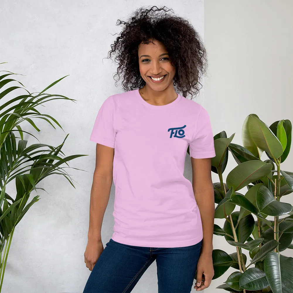 FLO Embroidered T-shirt (Royal Blue)