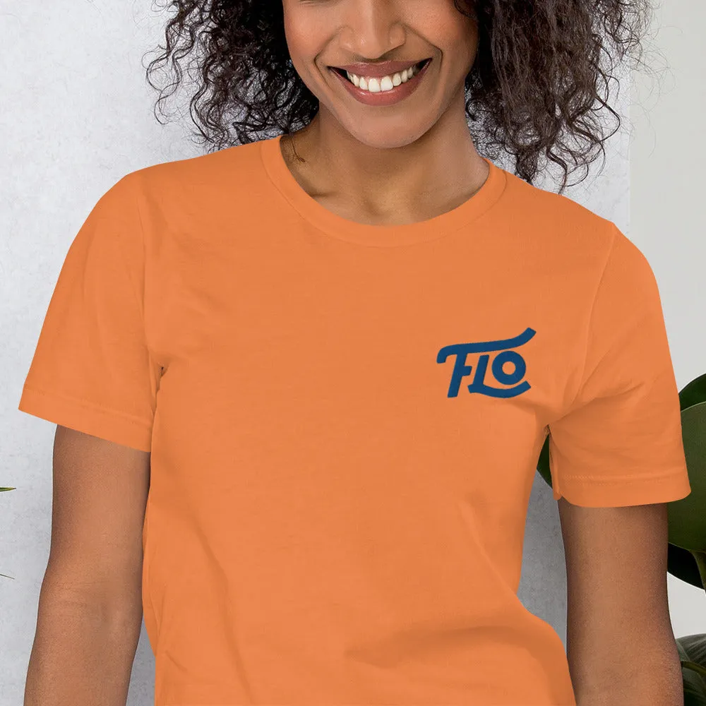 FLO Embroidered T-shirt (Royal Blue)