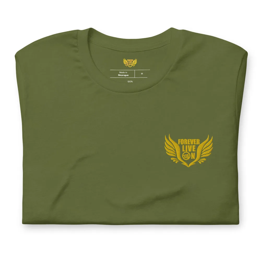 FLO Wings Embroidered T-shirt (Gold Edition)