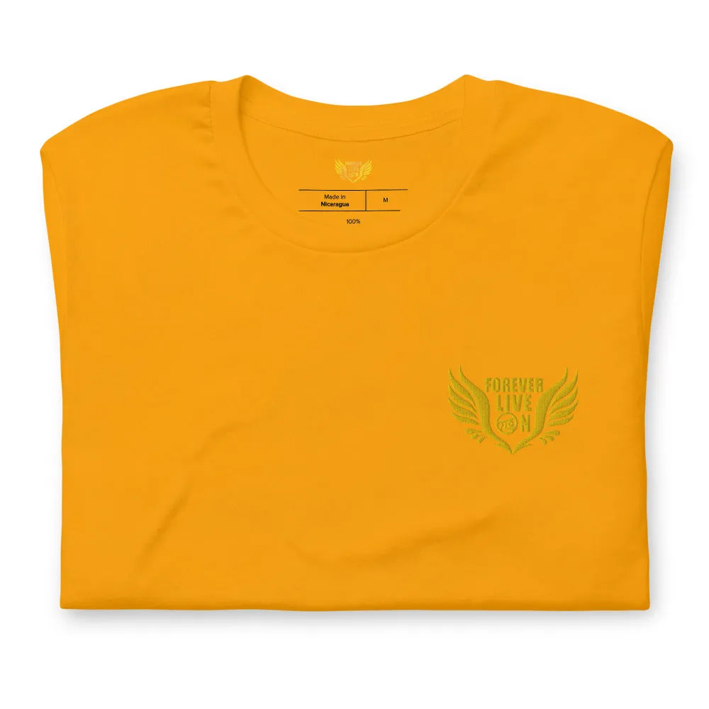 FLO Wings Embroidered T-shirt (Gold Edition)